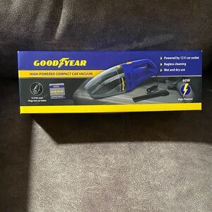 Blue Compact Car Vacuum